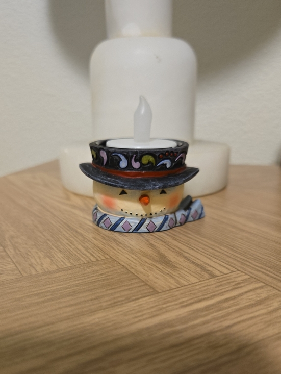 Jim Shore Other - Jim Shore Snowman Votive Holder